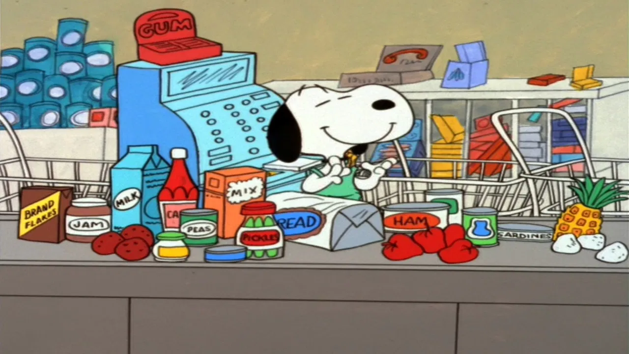 There's No Time for Love, Charlie Brown backdrop