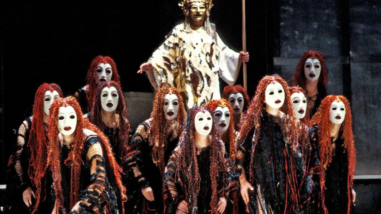 The Oresteia backdrop