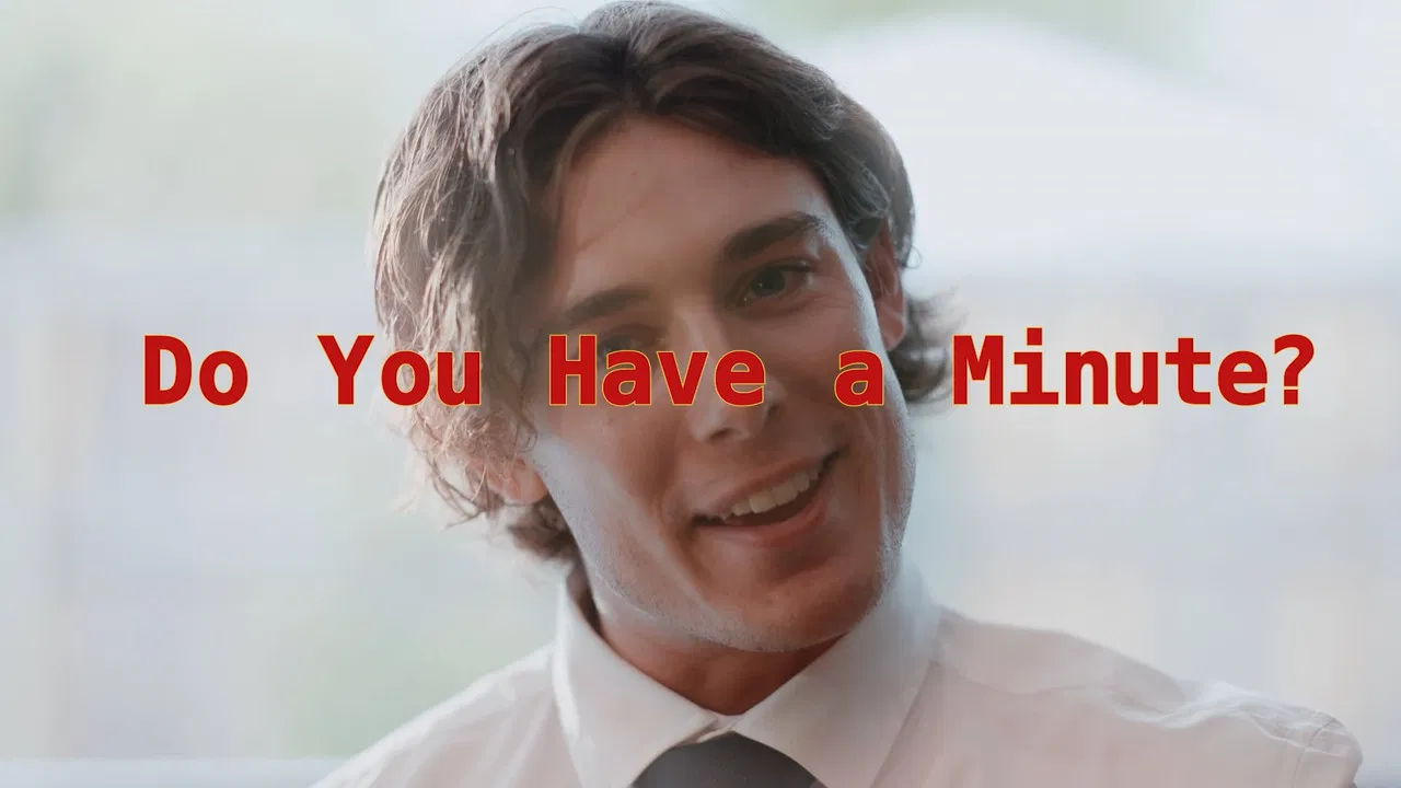 Do You Have a Minute? backdrop