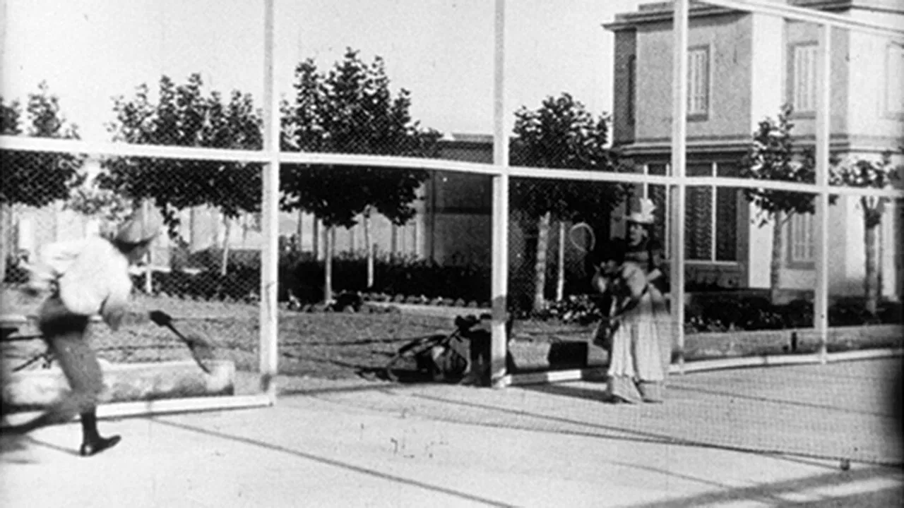 Une partie de lawn-tennis, I backdrop