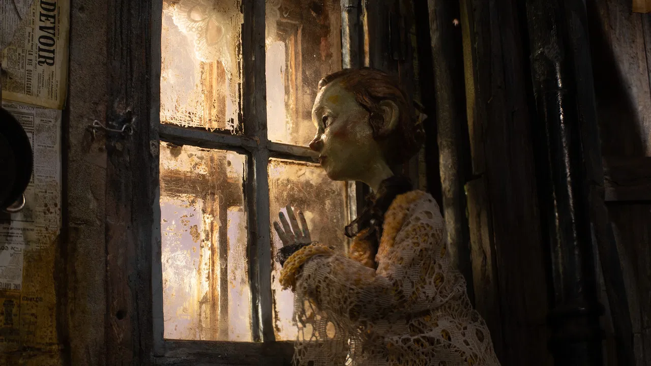 The Girl Who Cried Pearls backdrop