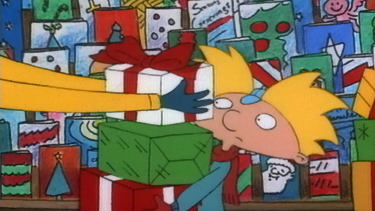 Hey Arnold! Arnold's Christmas backdrop