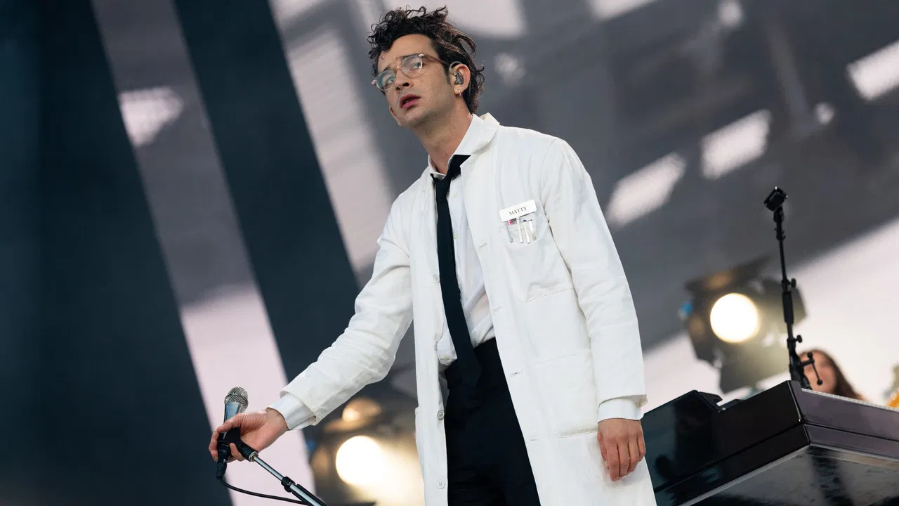 The 1975: Radio 1’s Big Weekend Dundee backdrop