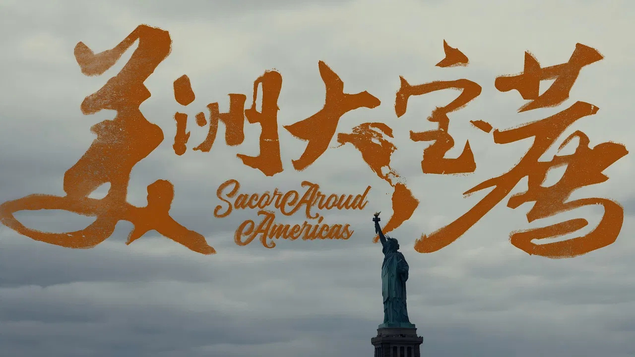 你好美国 backdrop