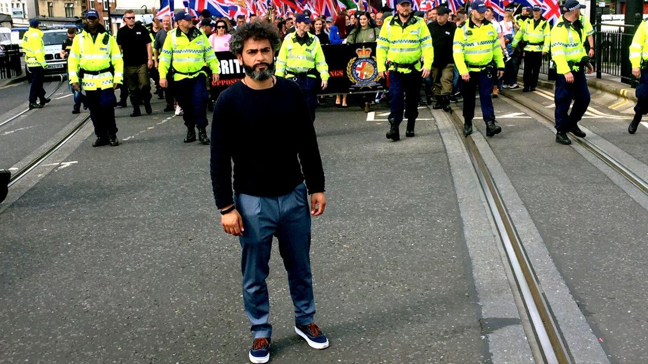 Danny Demonstreert backdrop