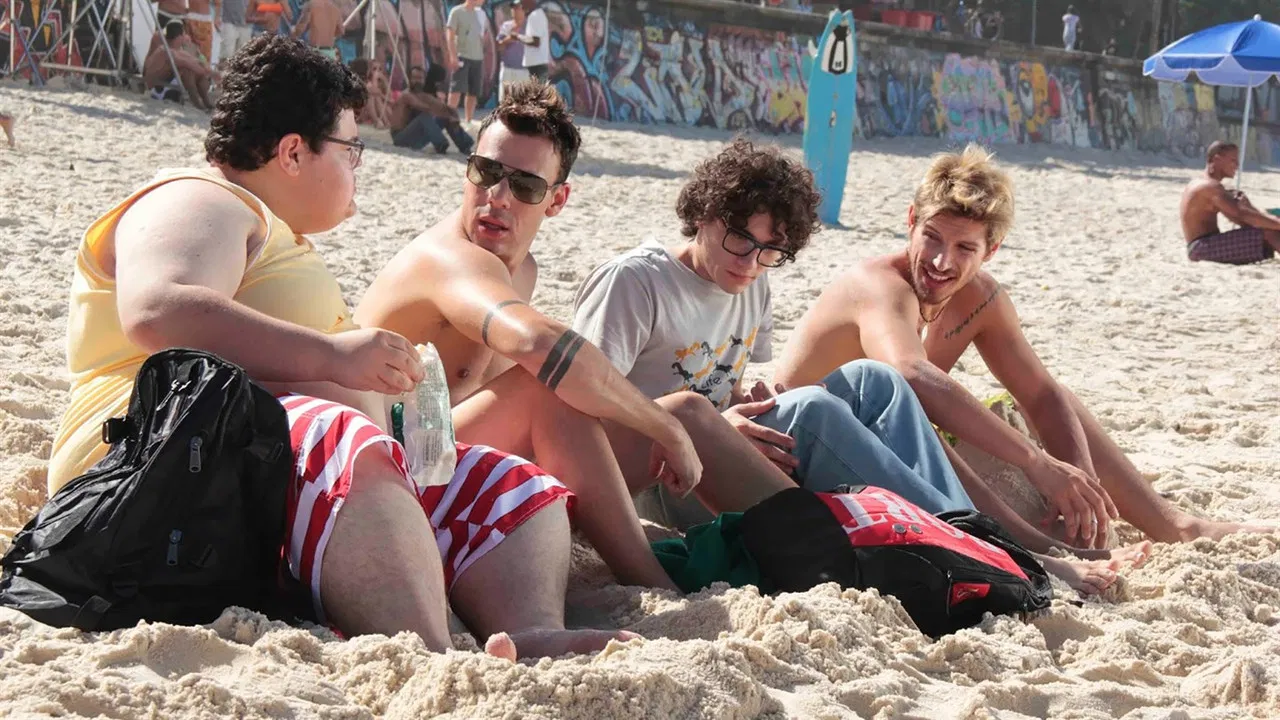 O Último Virgem backdrop