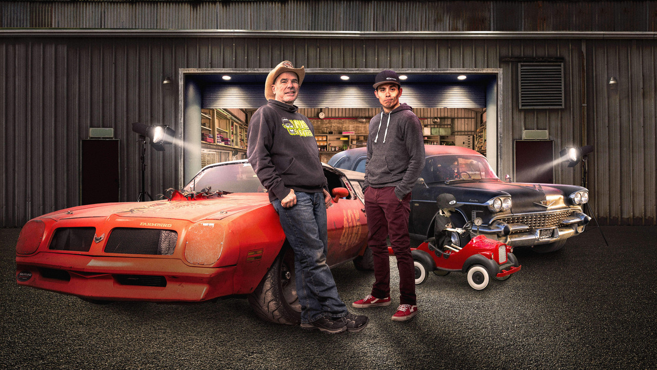 Street Outlaws: Farmtruck and Azn backdrop