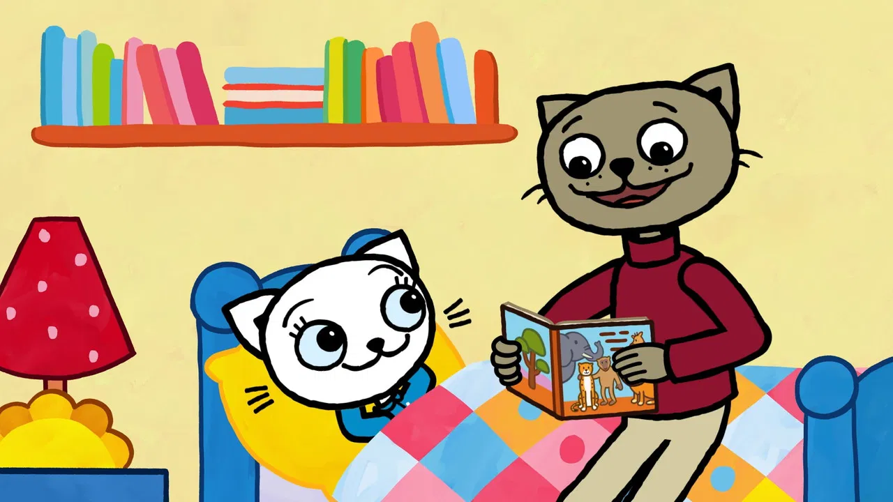 Kicia Kocia w podróży backdrop