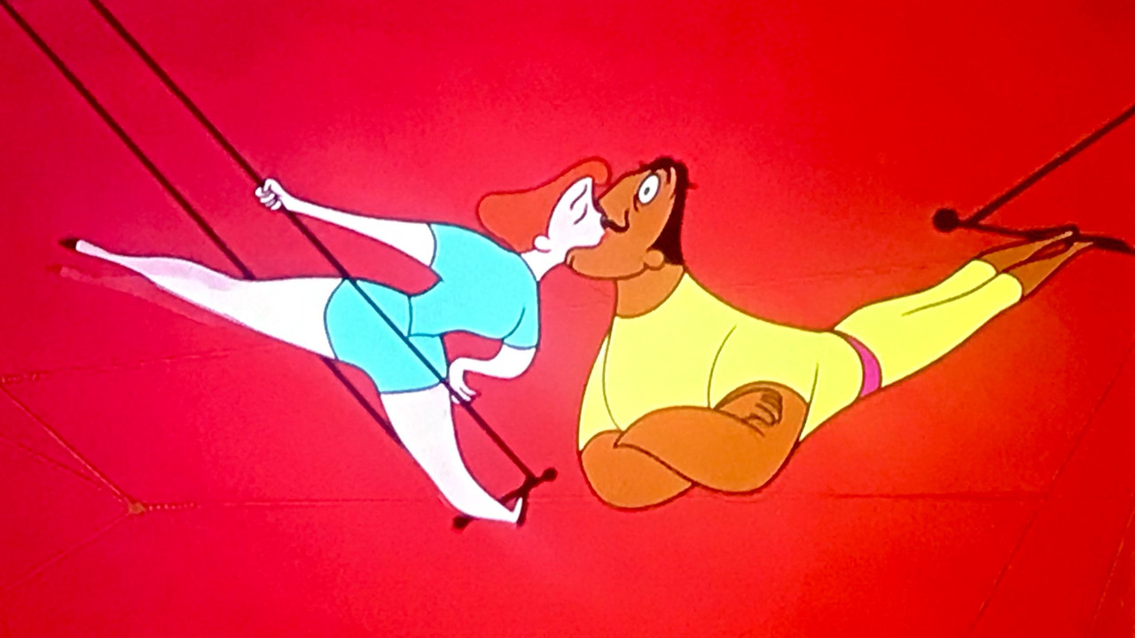 The Man on the Flying Trapeze backdrop