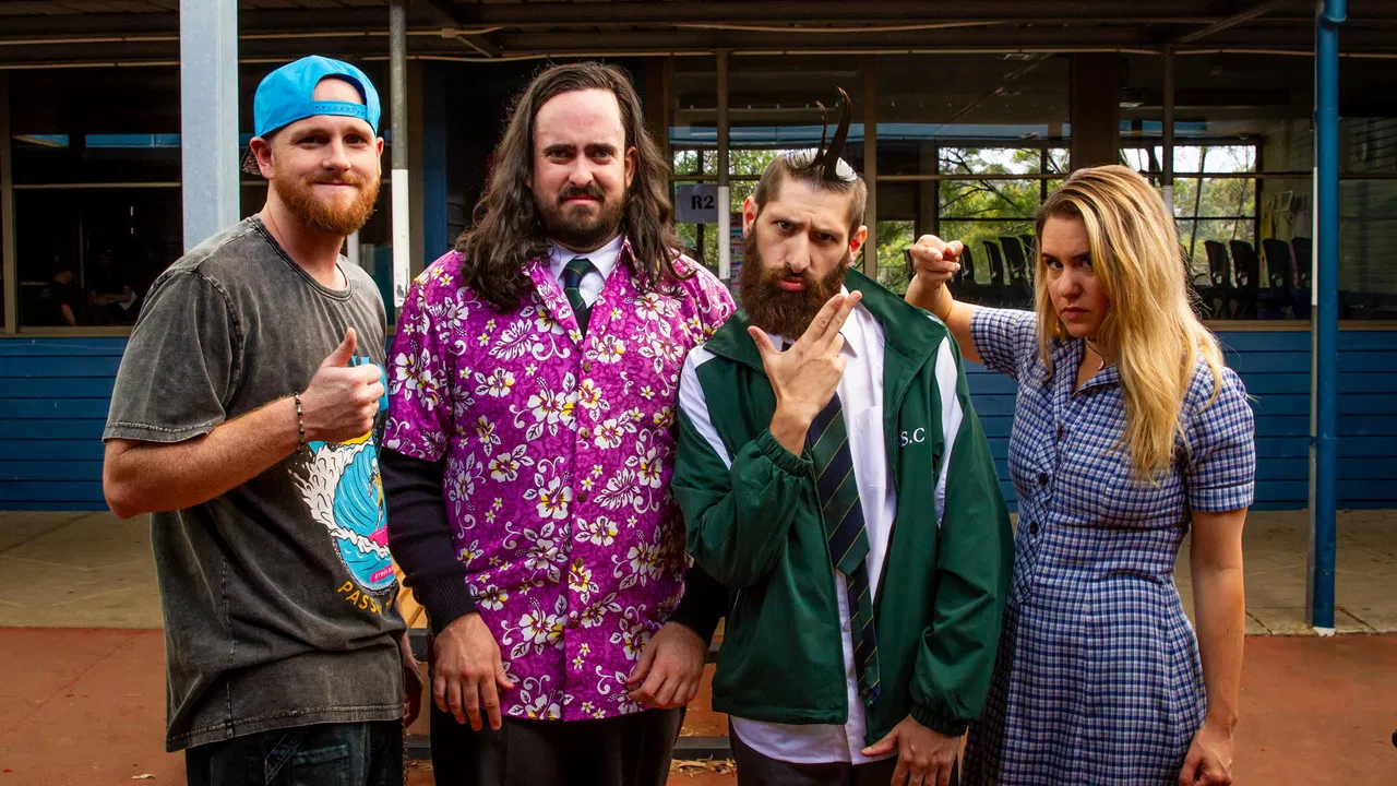 Aunty Donna: Glennridge Secondary College backdrop