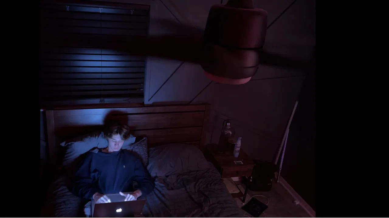 Late Night Essay backdrop