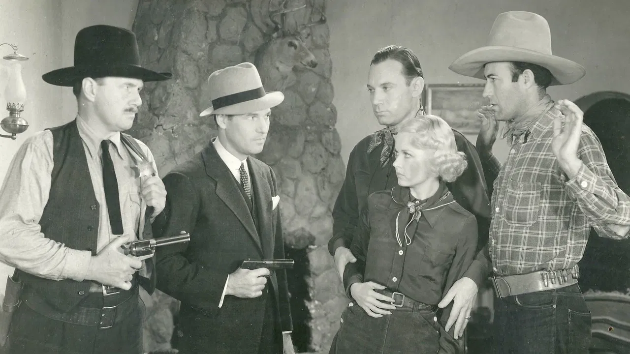 The Singing Buckaroo backdrop