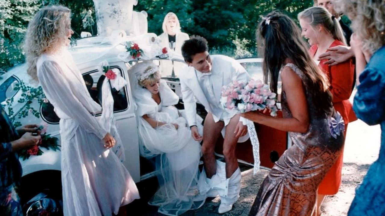 The Wedding Party backdrop