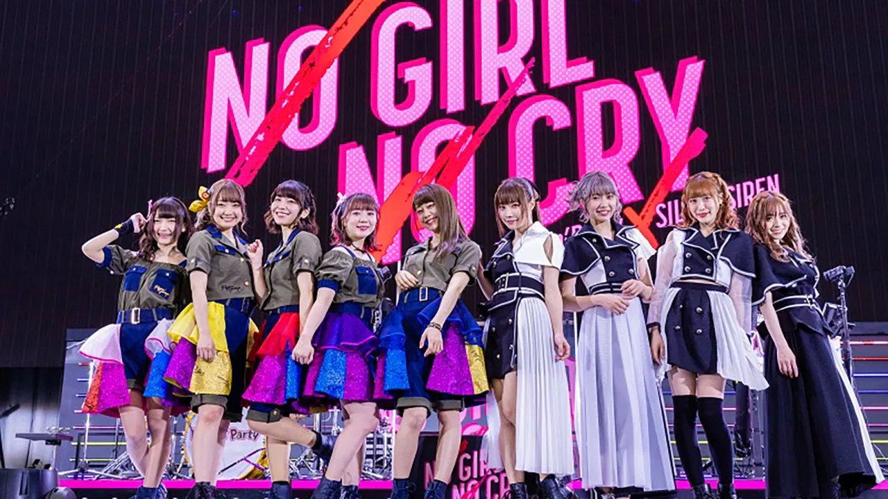 Poppin'Party×SILENT SIREN 対バンライブ「NO GIRL NO CRY」DAY2 backdrop