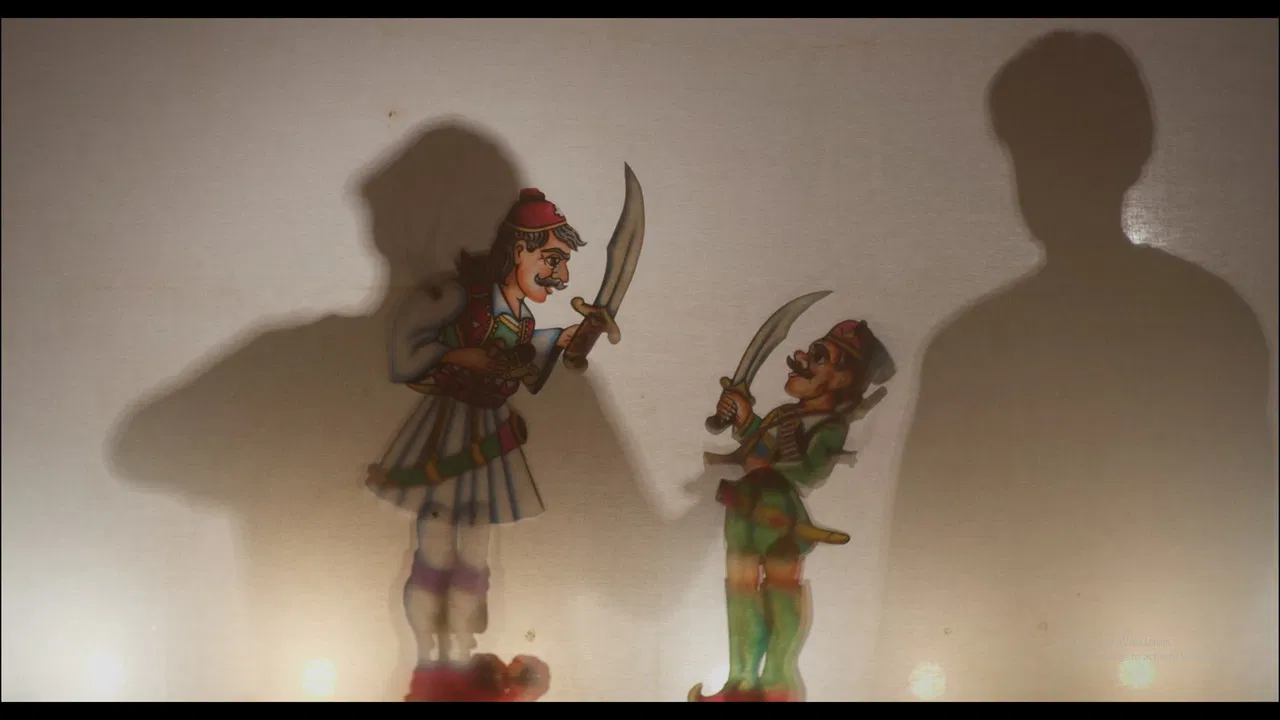 Behind the Shadows backdrop