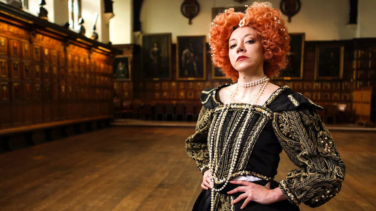 Cunk on Shakespeare backdrop