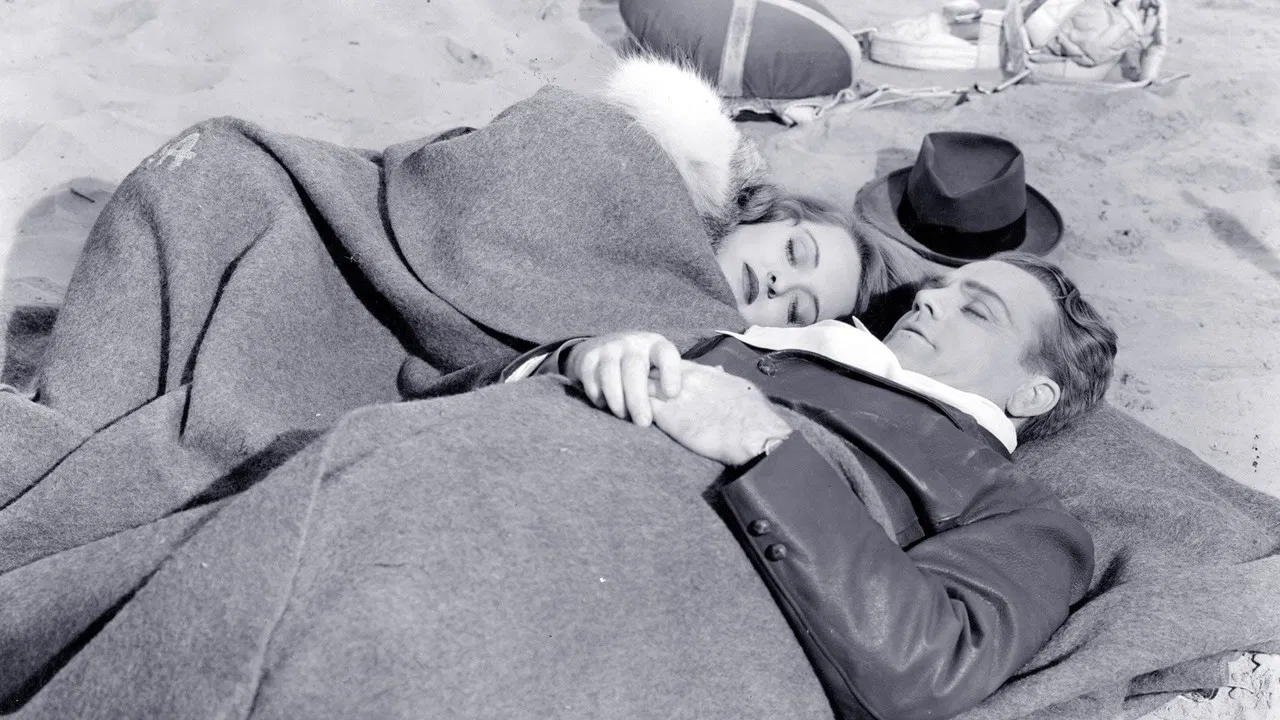 The Bride Came C.O.D. backdrop