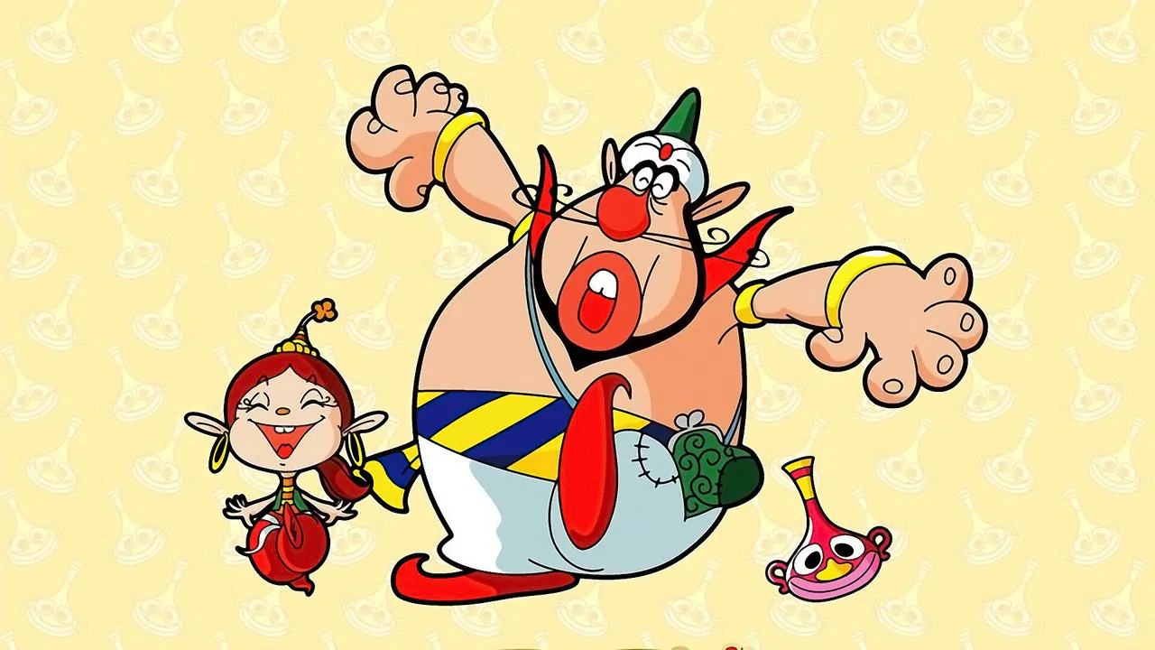 The Genie Family backdrop