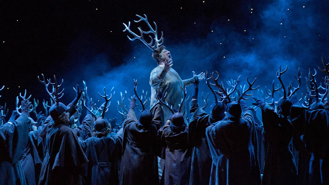 The Metropolitan Opera: Falstaff backdrop