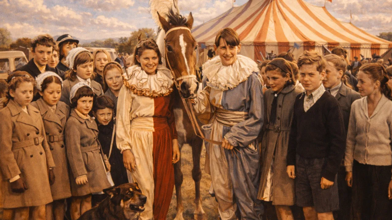 Circus Friends backdrop