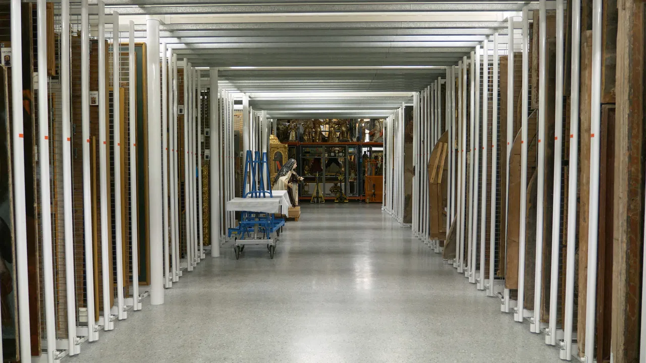 Almacén y almacén backdrop