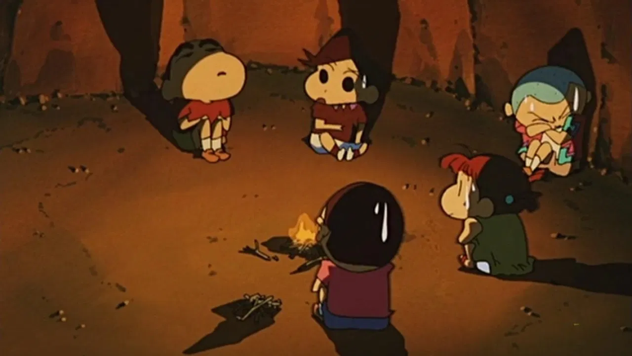 Crayon Shin-chan: A Storm-Invoking Jungle backdrop