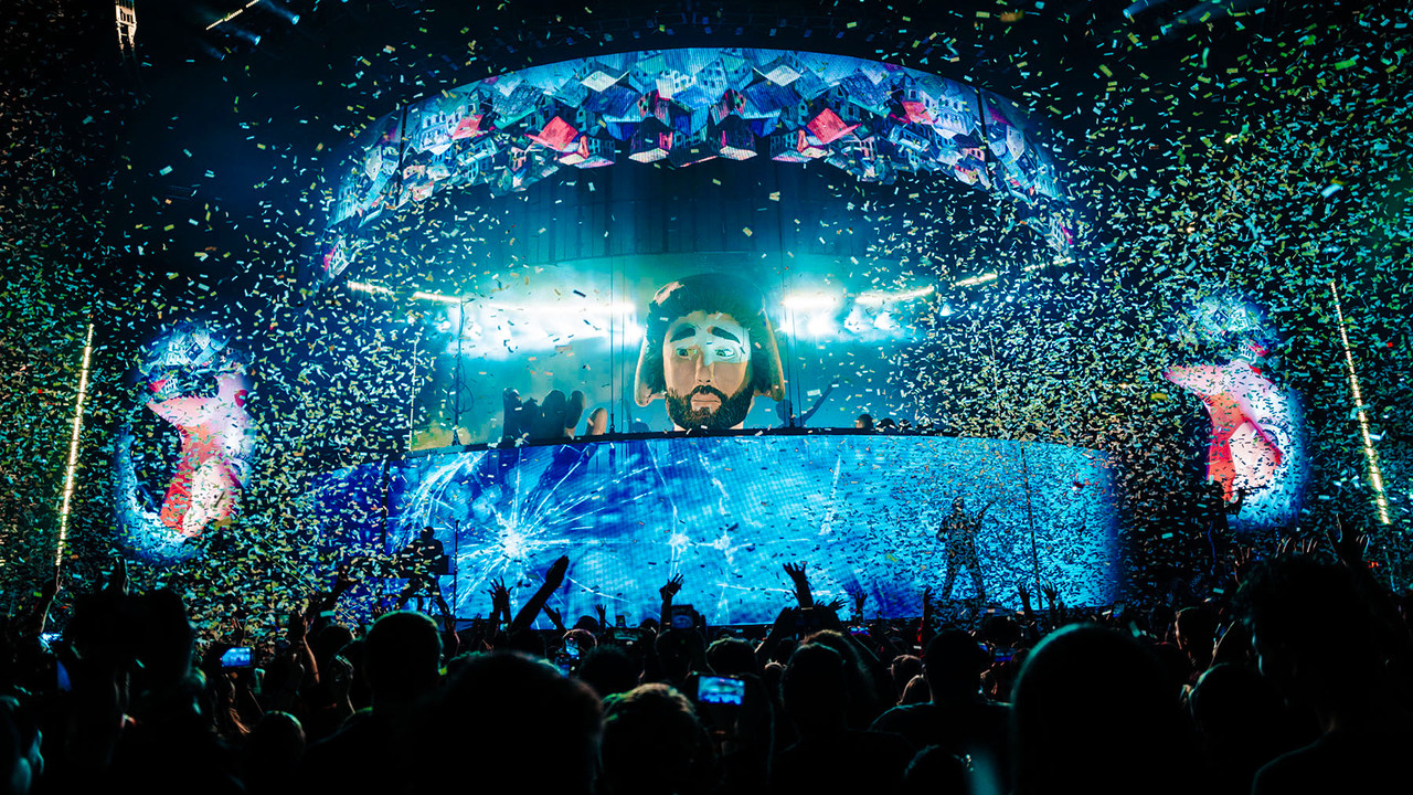 AJR - The Maybe Man Immersive Concert Experience backdrop