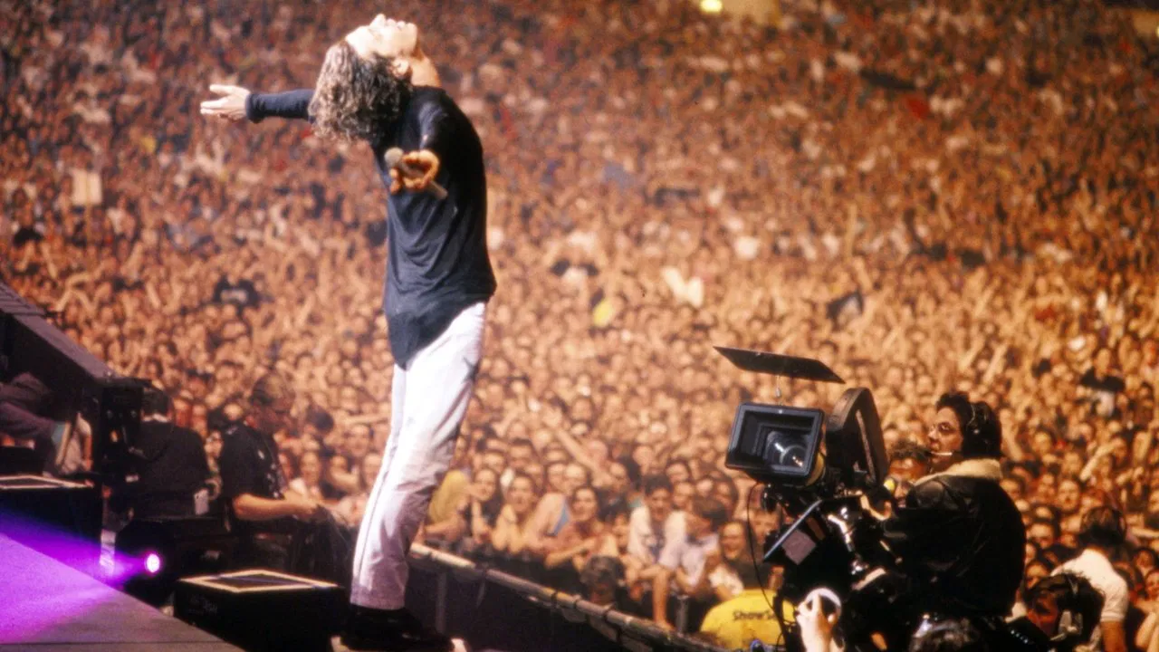 INXS: Live Baby Live - Wembley Stadium backdrop