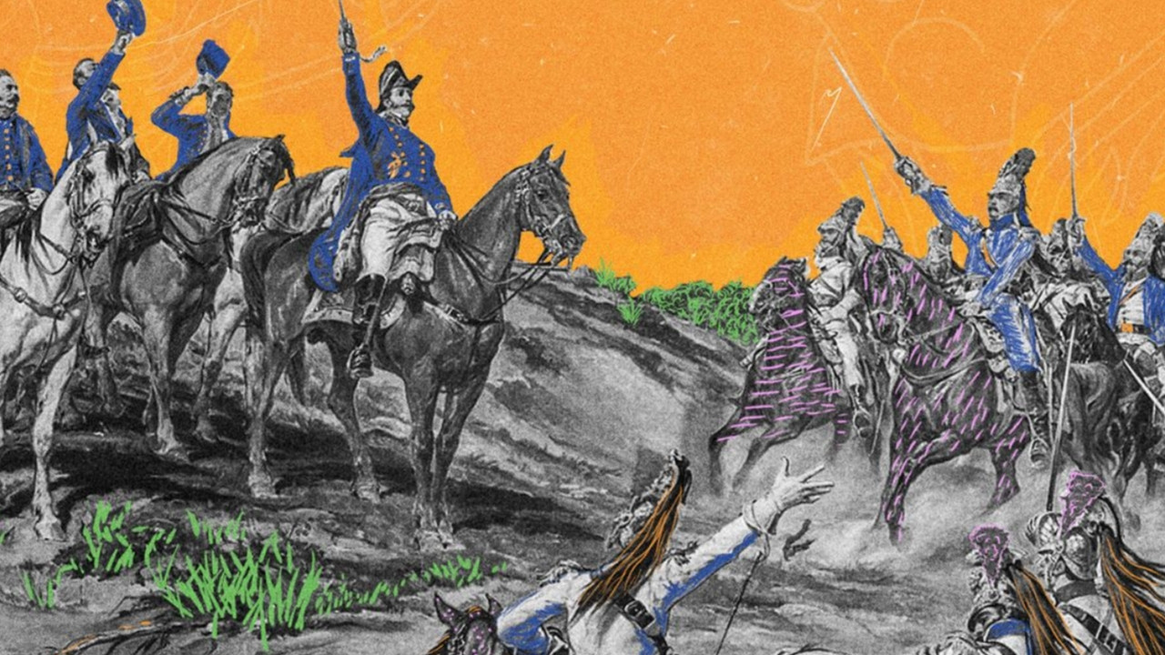 B de Brasil backdrop