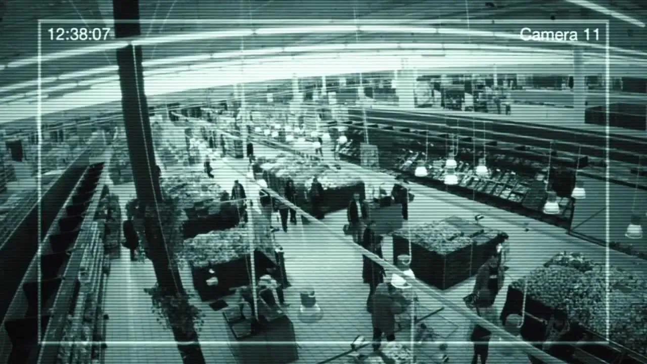 Supermarket backdrop