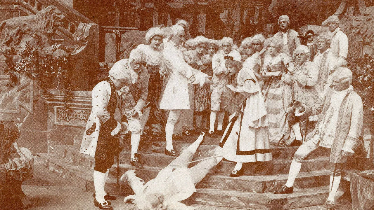 The Two Orphans backdrop