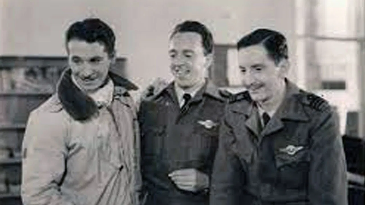 La última escuadrilla backdrop