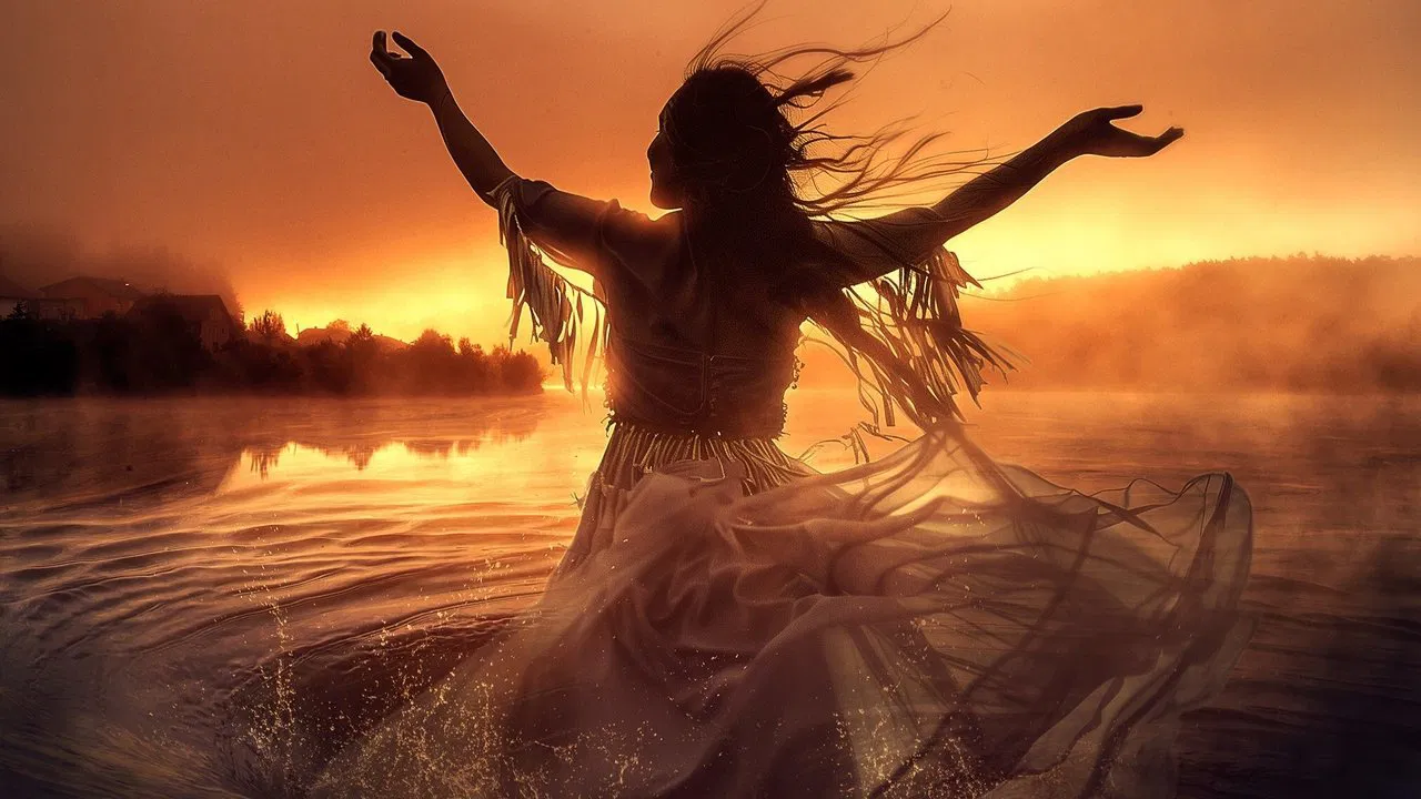 The Lady of the Lake backdrop