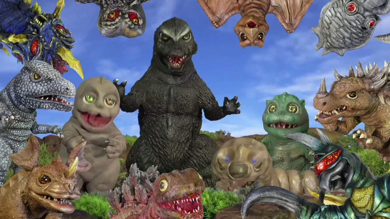 Monster Puppet Show Godziban backdrop