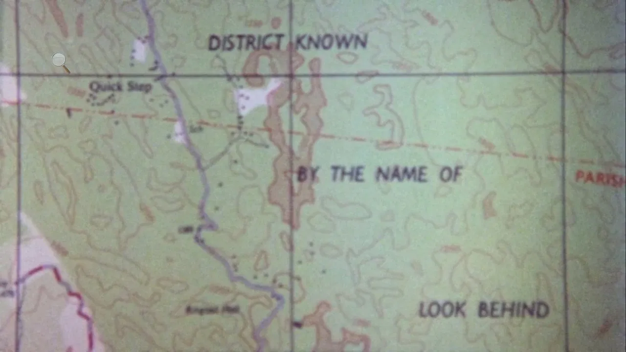 Land of Look Behind backdrop