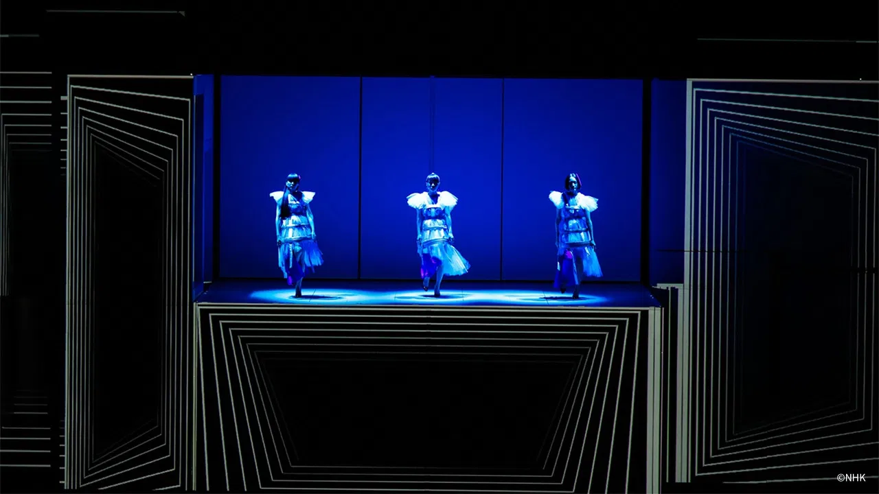 Perfume x TECHNOLOGY Presents: REFRAME backdrop