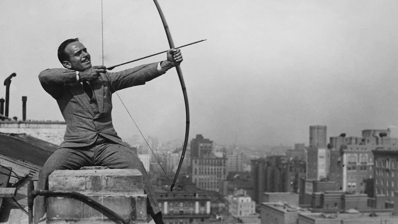 I, Douglas Fairbanks backdrop