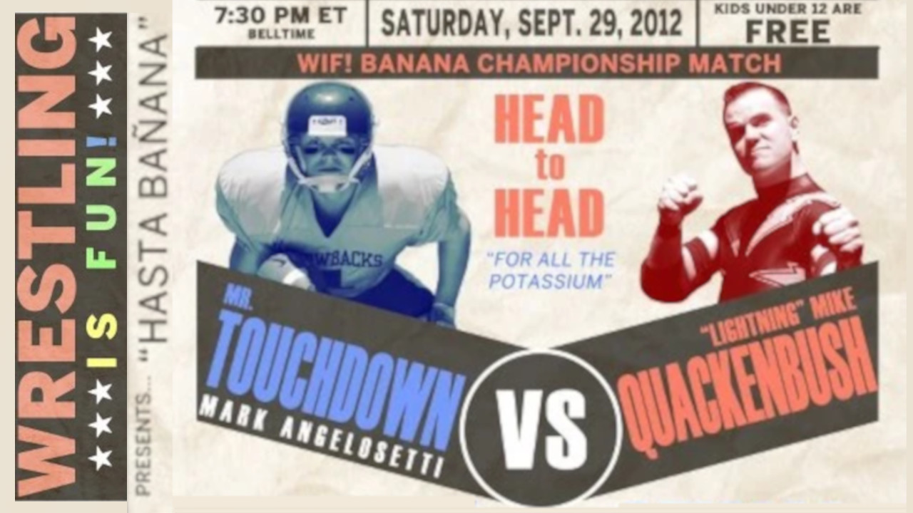 WIF! Hasta Bañana backdrop