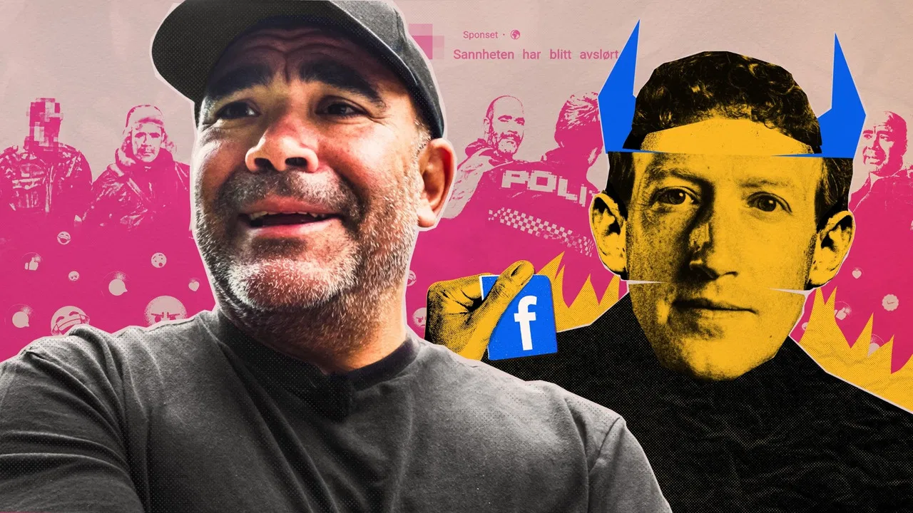 Golden vs. Zuckerberg backdrop