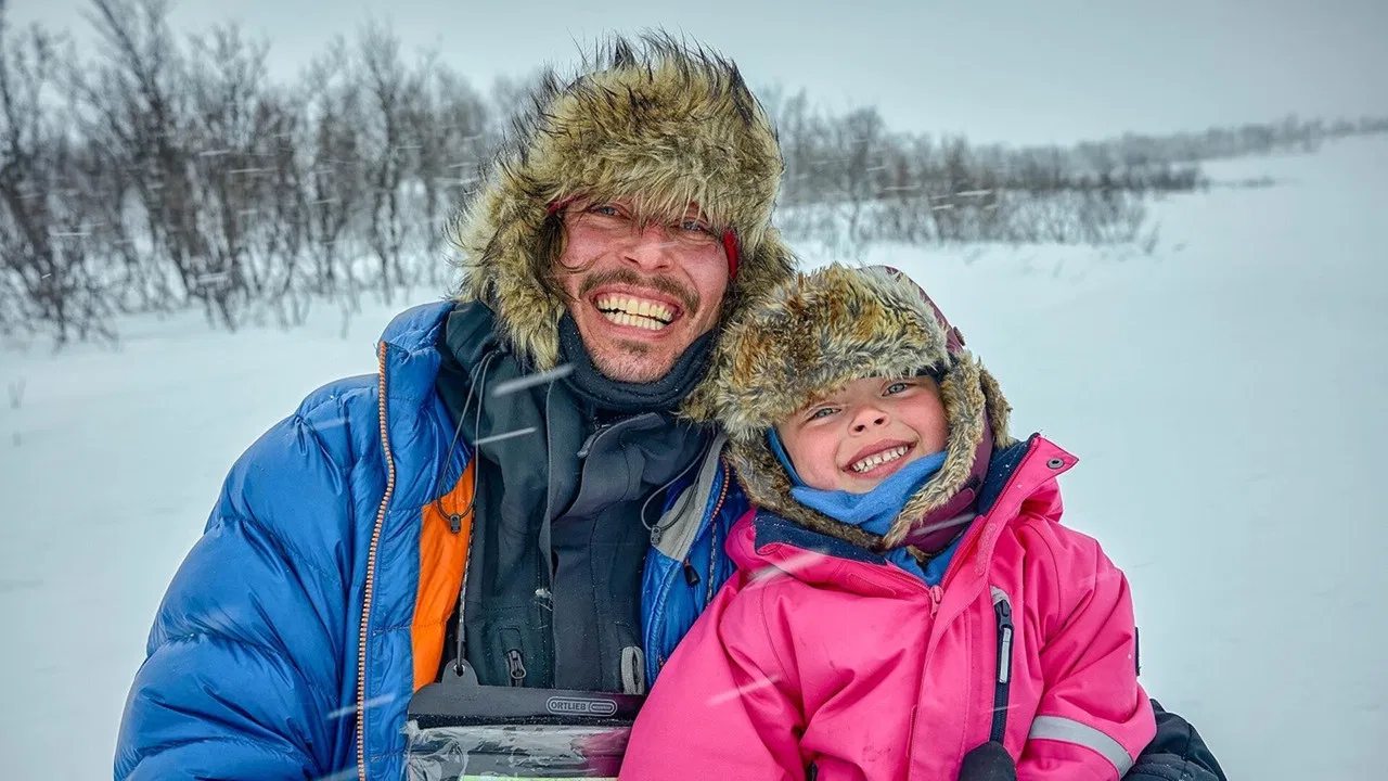 Mina og meg backdrop