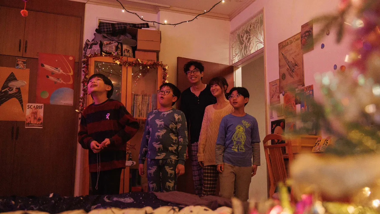 The Miracle on Christmas Eve backdrop