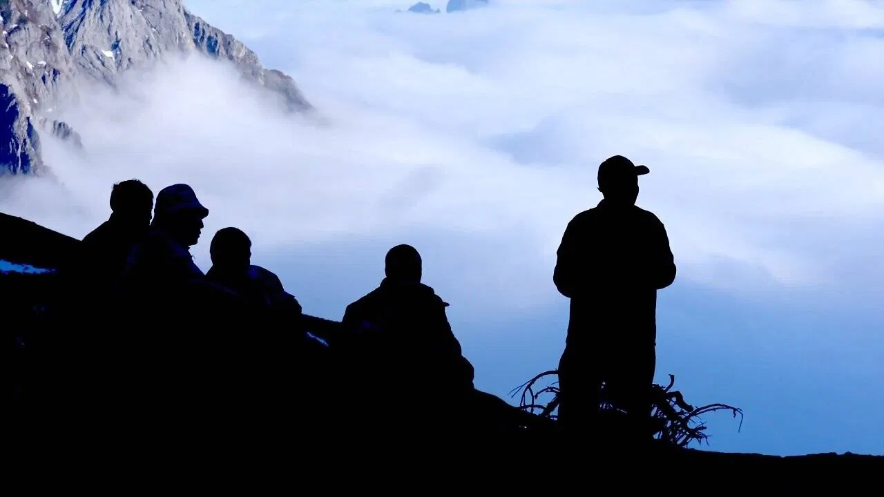 The People Above The Clouds backdrop