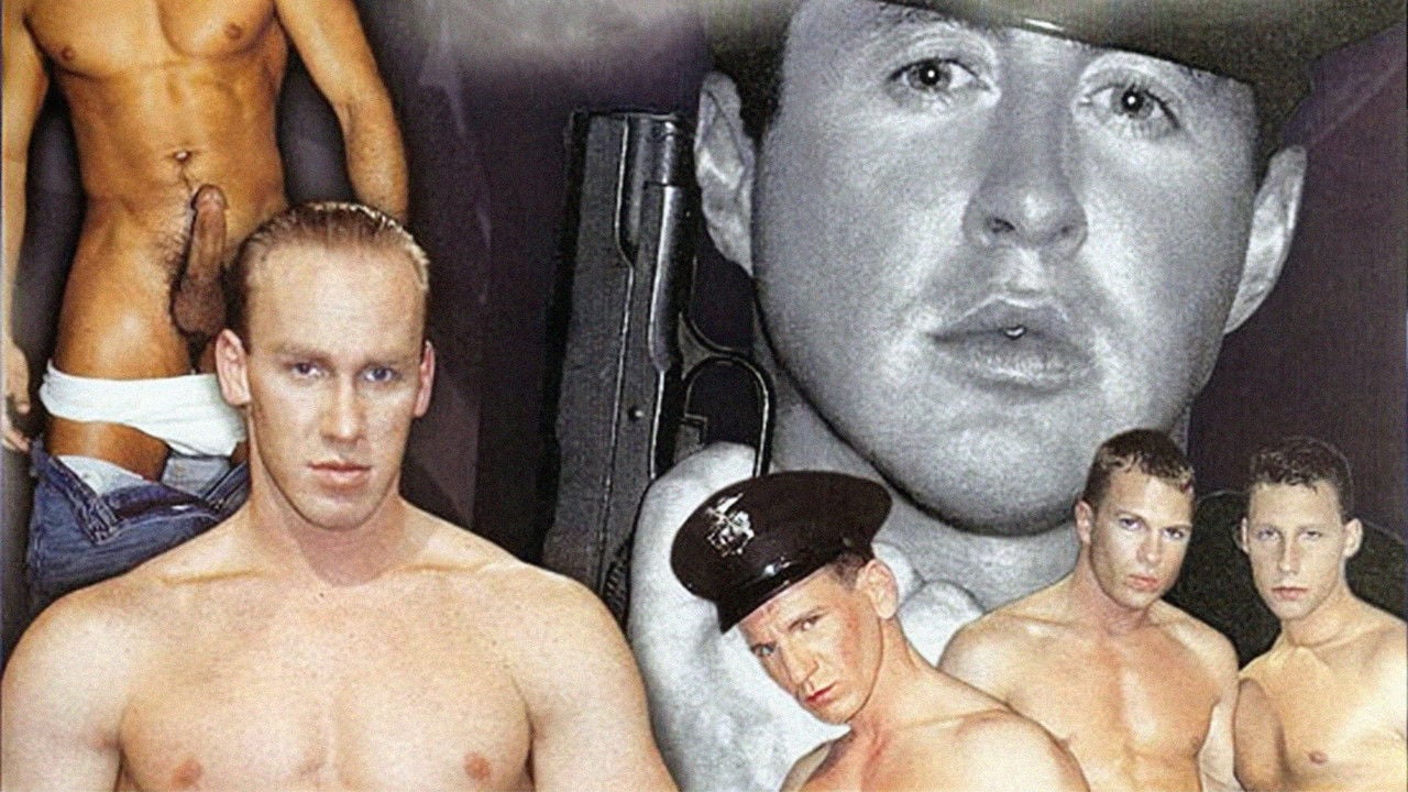 Men in Blue backdrop