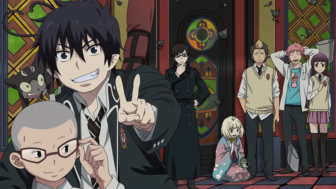 Blue Exorcist backdrop