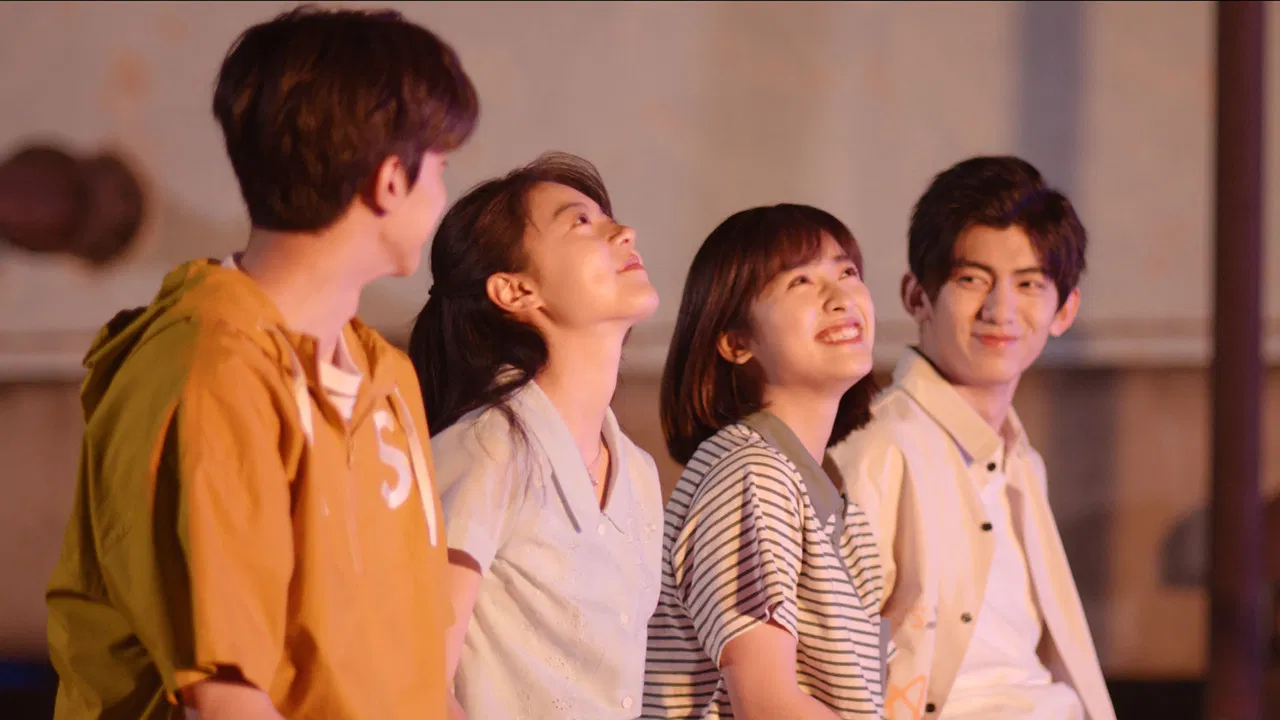 One Week Friends backdrop