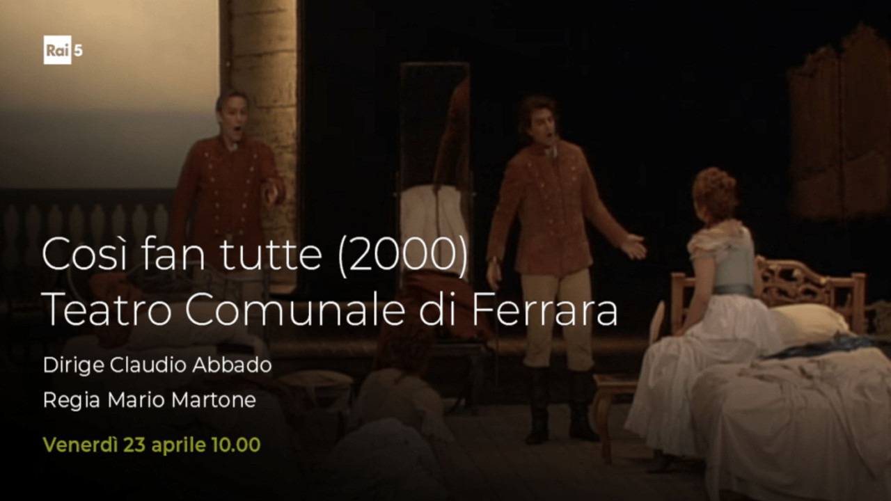 Così Fan Tutte - Teatro Comunale di Ferrara backdrop