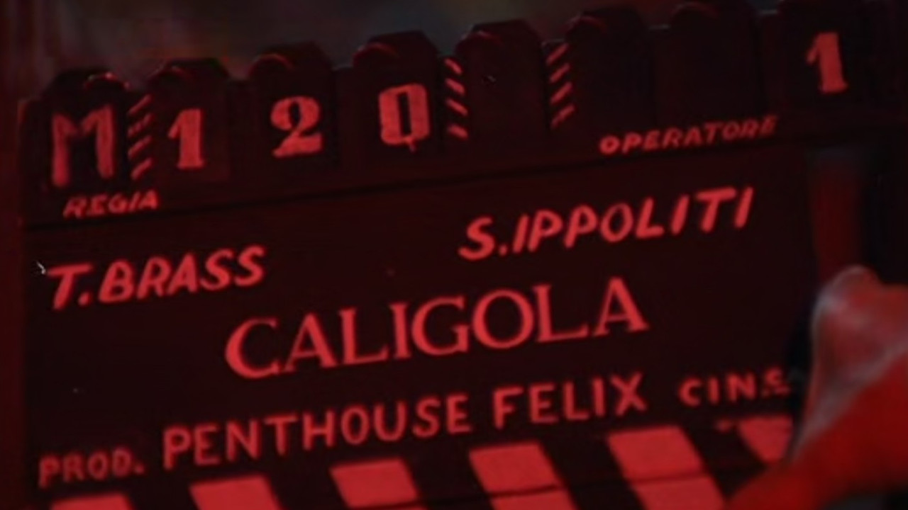 Behind The Scenes of Caligula backdrop