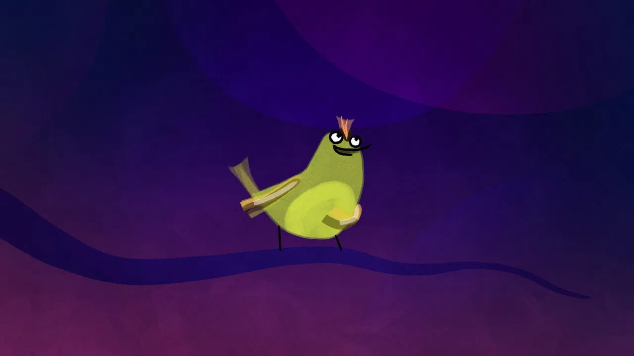 L'Aigle et le roitelet backdrop