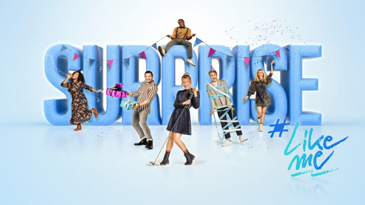 Surprise #LikeMe backdrop