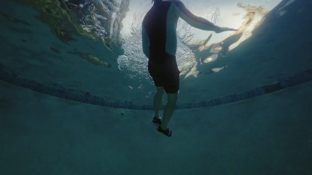 A Swim Lesson backdrop